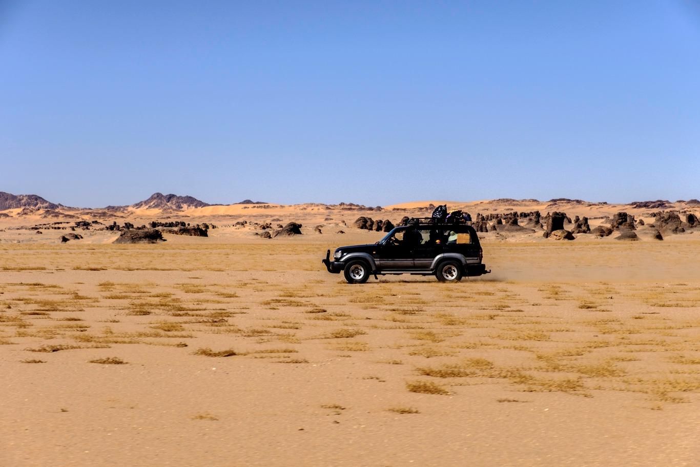 4x4 d'expédition dans le désert